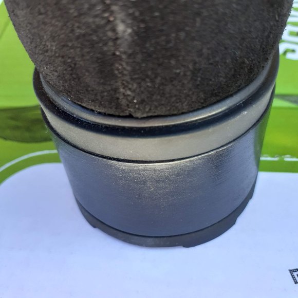 AQUATALIA Italian LEATHER Tall Full Zip up Southern Country Riding Boot 8 New - Picture 3 of 8